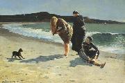 Winslow Homer Eaglehead,Manchester,Massachusetts (High Tide:The Bathers) (mk44) Sweden oil painting artist